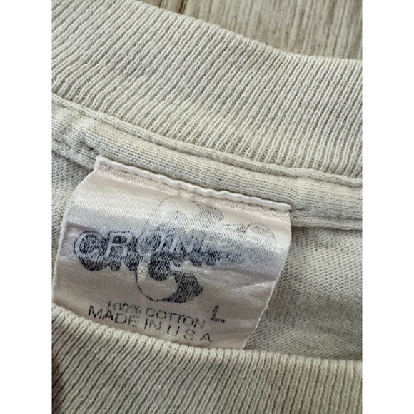 Vintage 1988 John Lennon Estate T-Shirt Crown Tees Made in USA Single Stitch L - Picture 3 of 3